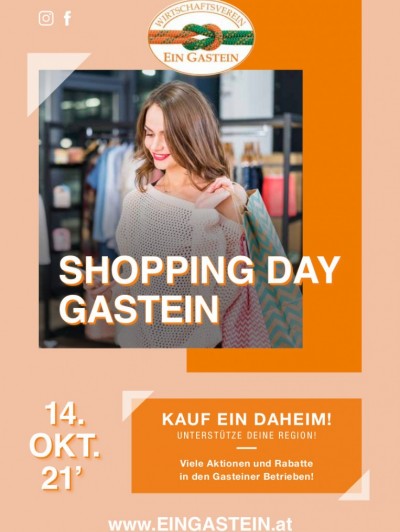 Shopping Day Gastein: 14. Oktober